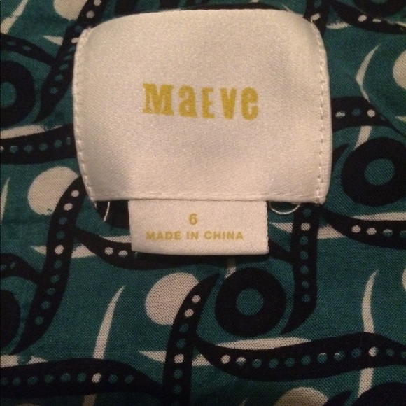Anthropology Maeve Size 10 Button Down - Picture 2 of 4
